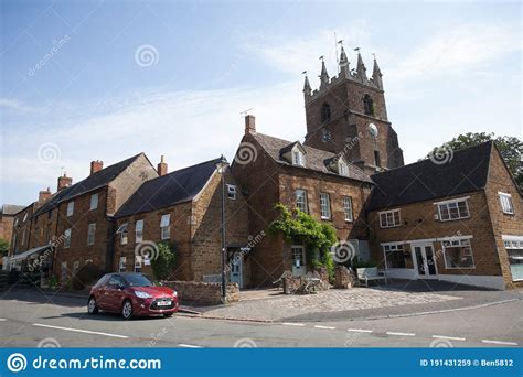 Views of Market Place in Deddington, Oxfordshire in the United Kingdom ...