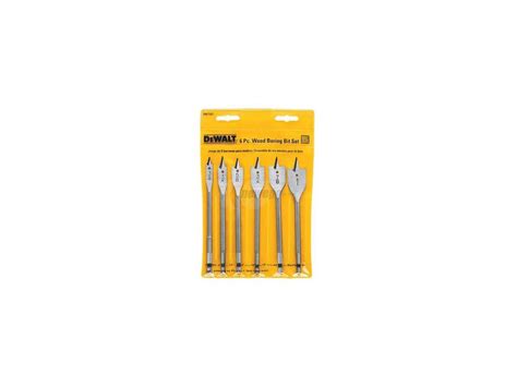 Dewalt Dw1587 6pc Wood Boring Bit Set