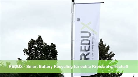 Redux Smart Battery Recycling für echte Kreislaufwirtschaft YouTube