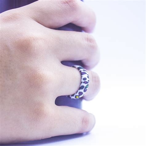 Bohemian Colorful Leopard Sports Silicone Rings Wholesale - Juzea