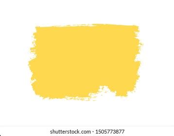 Ink Yellow Paint Stroke Background Watercolor Stock Vector (Royalty ...