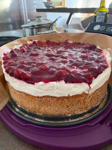 Windbeutel Sahne Torte Mit Rote Gr Tze Rezepte