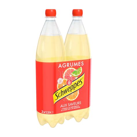 Schweppes Boisson Gazeuse Saveur Agrumes X L Pas Cher Auchan Fr