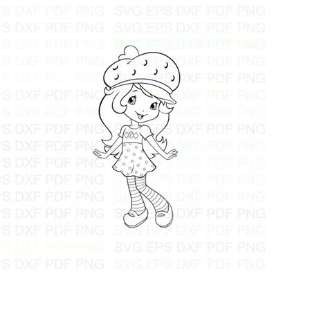Strawberryshortcake2berrybittyadventures Outline Svg Dx Inspire
