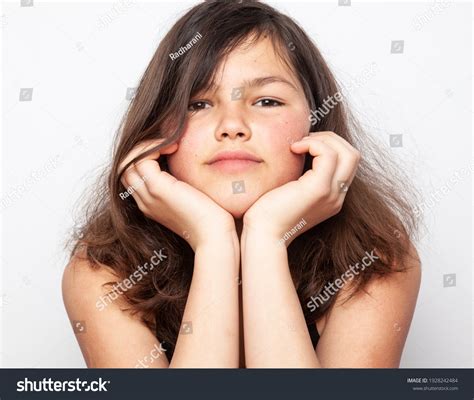 Portrait Cute Twelve Year Old Girl Stock Photo 1928242484 Shutterstock