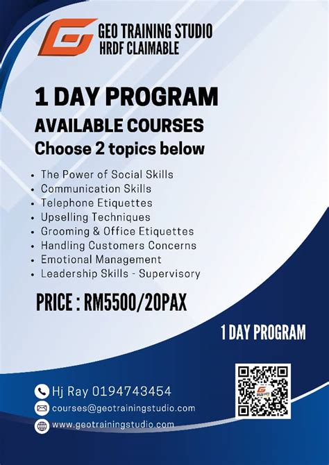 Hrdcorp Soft Skill Courses Geo Training Studio