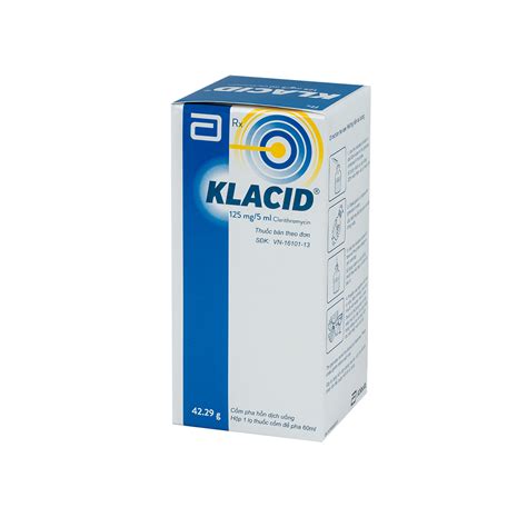 Klacid 125mg 5ml 60ml B 1 Abbott Cevpharma Ghch Kim Cương Vimedimex