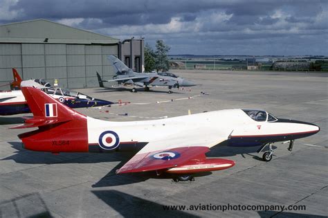 The Aviation Photo Company Archive Etps Hawker Hunter T7 Xl564 At Boscombe Down 1988