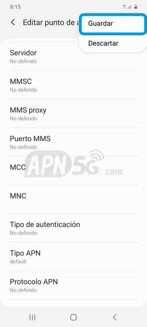 Configurar Internet Bitel Per En Samsung Galaxy A Apn G