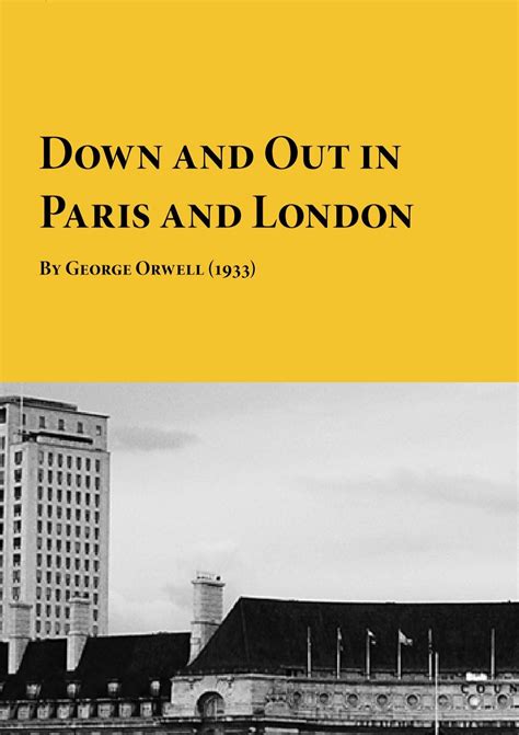 Down And Out In Paris And London Planet Ebook