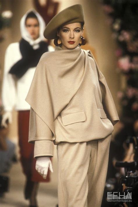 Yves Saint Laurent Autumn Winter 1991 Couture In 2023 Older Fashion