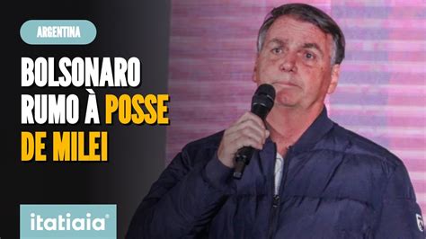 Bolsonaro E Michelle Embarcam Para Posse De Milei Na Argentina Youtube