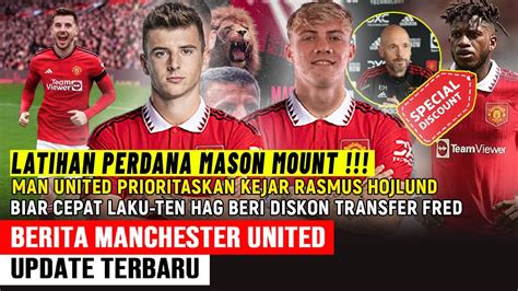 FANTASTISMASON MOUNT TERIMA GAJI TERTINGGIHØJLUND PRIORITAS TEN HAG