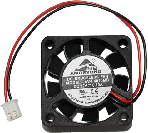 X X Mm Dc V A Brushless Cooling Fan Low Voltage Pin