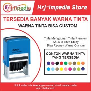 Jual Cetak Stempel Tanggal Desain Custom Cetak Stempel Shiny Otomatis