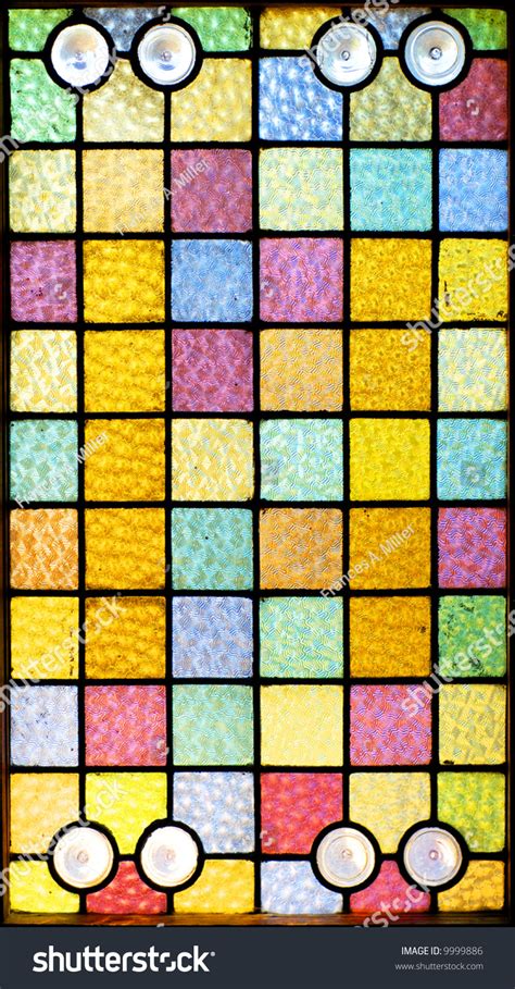 Stained Glass Window Squares Stock Photo Shutterstock