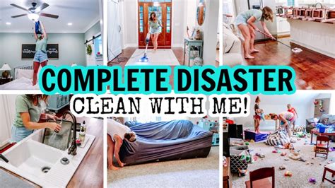 2020 Complete Disaster Clean With Me Extreme Cleaning Motivation