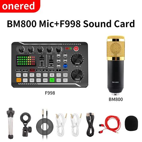 Jual Onered Bm F Soundcard Set Mixer Bluetooth Sound Card Mic