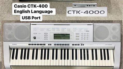 Casio Ctk Keyboard English Language Wilsons Music Instruments