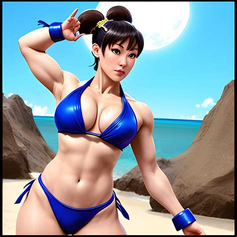 Chun Li Con Un Bikini Arthub Ai Hot Sex Picture