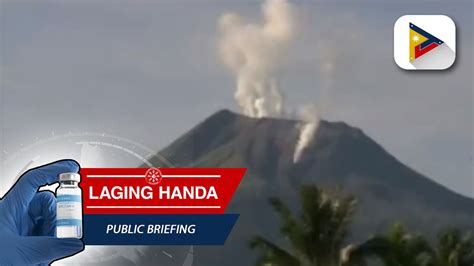 Bulkang Bulusan Nasa Alert Level 1 Matapos Ang Phreatic Eruption