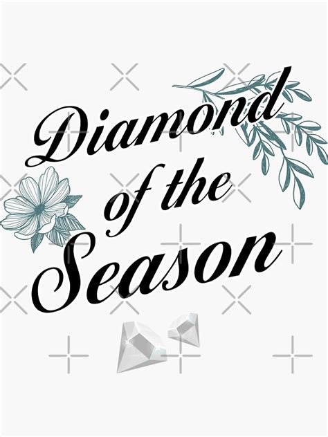 Diamond Of The Season Netflix Bridgerton Sticker For Sale By Kamitrendz Redbubble