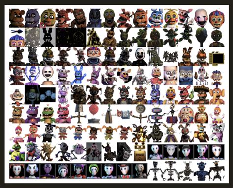 Create A All Fnaf Animatronics Tier List TierMaker