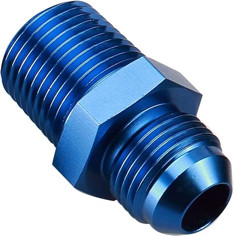 12AN Male Flare To 3 4 NPT Fuel Hose Pipe Fitting Adapters Aluminum