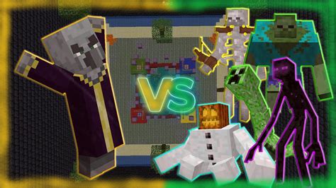 Evoker Bvp Dp Vs Mutant Creatures Minecraft Mob Battle 1171 Youtube