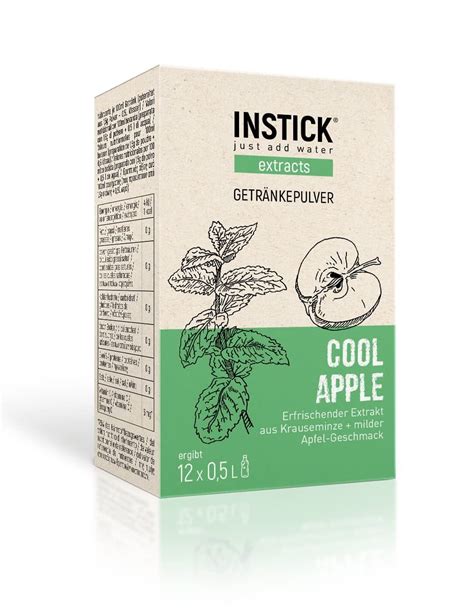 Instick Extracts Cool Apple Zuckerfreies Instant Getr Nk Mit