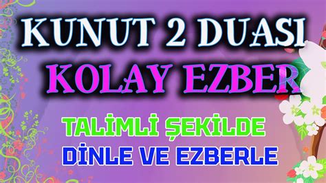 Kunut duası 2 Kunut duaları Kunut duası okunuşu ve anlamı kunut duaları