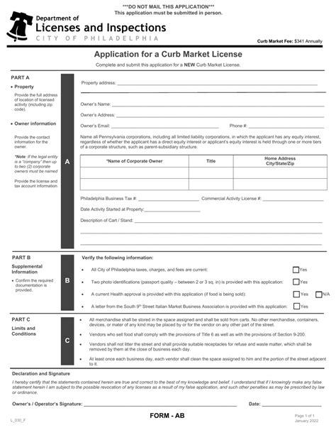 Form Ab L030f Fill Out Sign Online And Download Fillable Pdf City Of Philadelphia