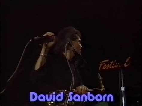 David Sanborn Montreux 1988 YouTube