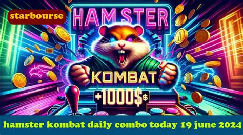 Hamster Kombat Daily Combo Today June Hamster Kom