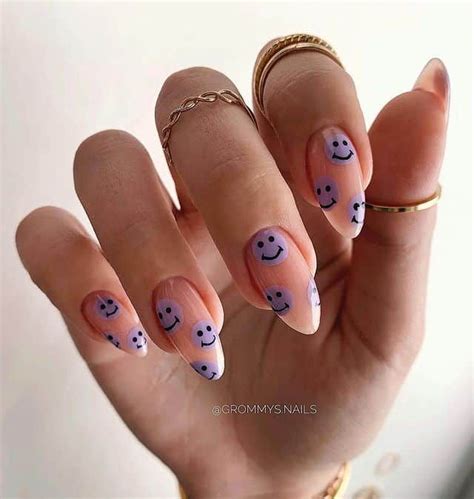 21 Smiley Face Nails That Are Sure To Put A Smile On Your Face Too