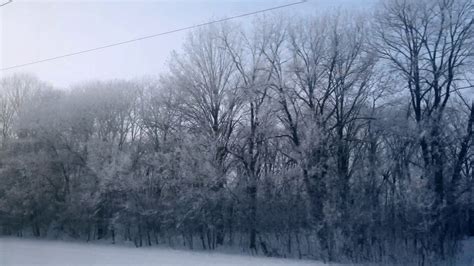 View From Train Window On Snowy Winter Day Stock Footage SBV-337899201 ...