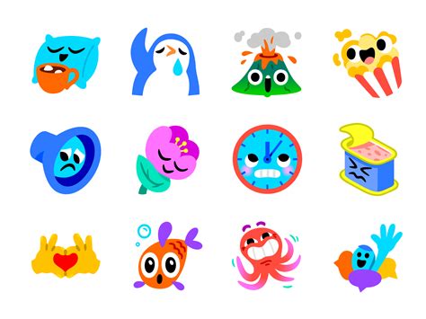 YouTube emotes by MishaX on Dribbble