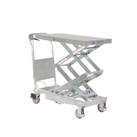 Vestil Cart D Pss Partially Stainless Steel Hydraulic Elevating