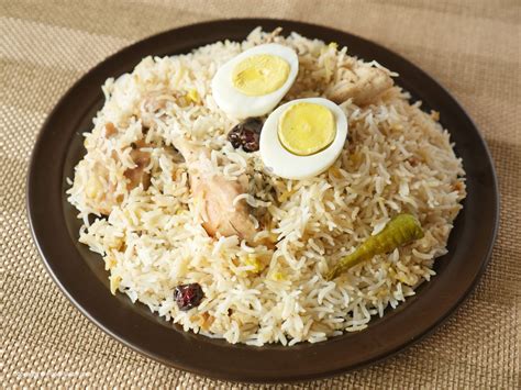 Chicken White Biryani Food Fusion