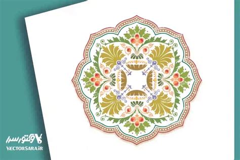 کاملترین مجموعه وکتور های اسلیمی لایه باز