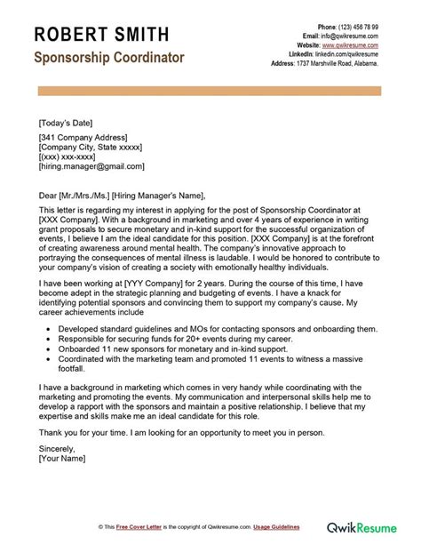 Sports Sponsorship Request Letter Exle Infoupdate Org