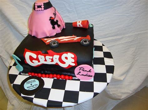 Grease Birthday Cake Birthday Cake Made For Grease Lover Which I Also Happen To Be Milk