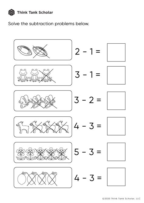 8 Subtraction Worksheets For First Through Third Graders Worksheets Library