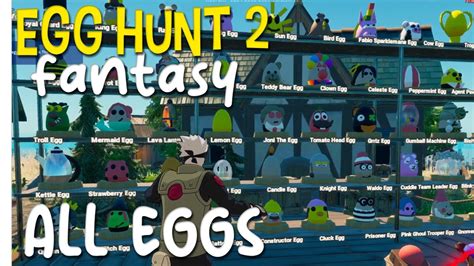 FORTNITE EGG HUNT 2 All Eggs Fantasy Area 5254 3662 3657 YouTube