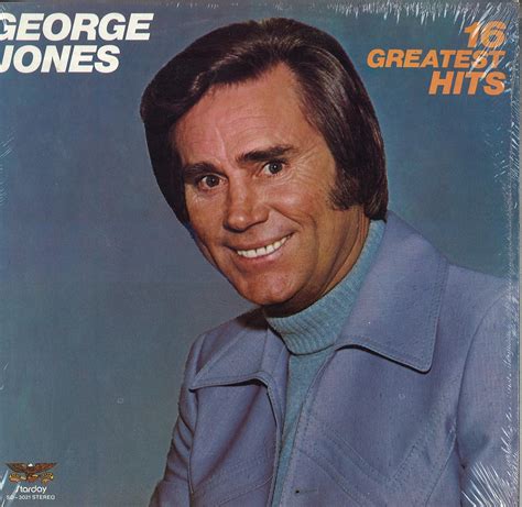 George Jones 16 Greatest Hits George Jones Lp Music