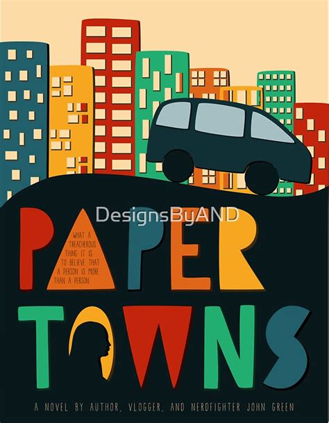 "Paper Towns by John Green Book Cover" Stickers by DesignsByAND | Redbubble