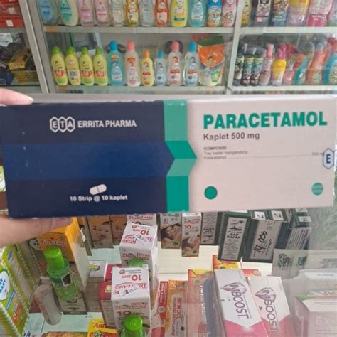 Jual Paracetamol Mg Kaplet Erita Triman Shopee Indonesia