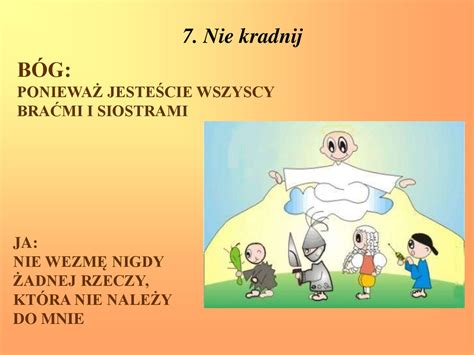 Umiarkowana Pedagogika Religia 7 Przykazanie BoŻe Nie Kradnij