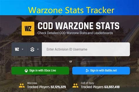 Top 5 Warzone Trackers To Help You Track Warzone Stats