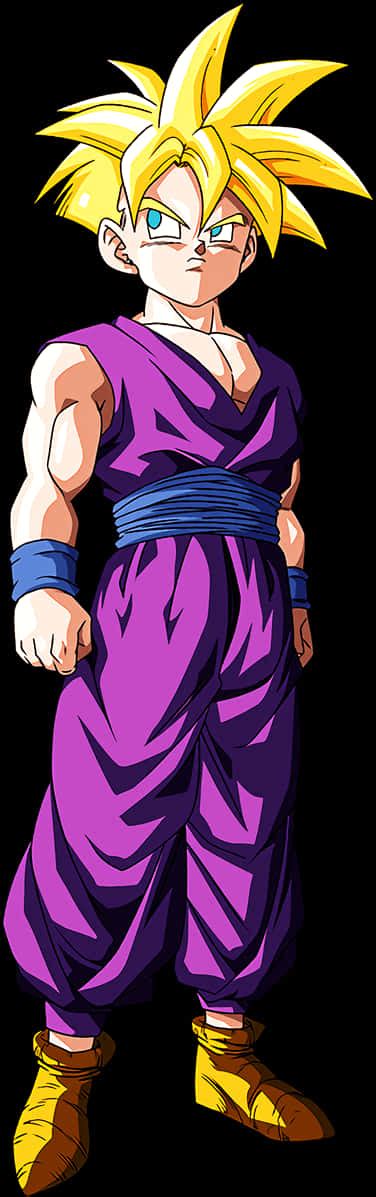 Download Super Saiyan Gohan Standing Pose